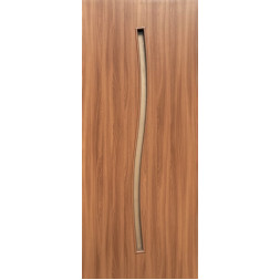 Line Glass-02 Шимо золотой, со стеклом сатин